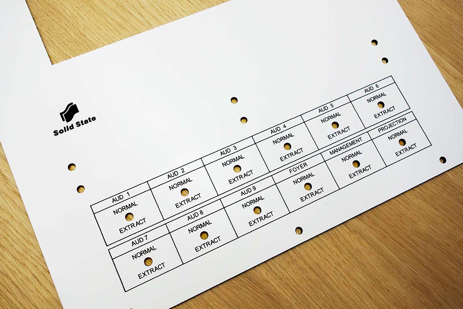 Acrylic-Laminate-Laser-Cut-Control-Panel-Switch-Plate