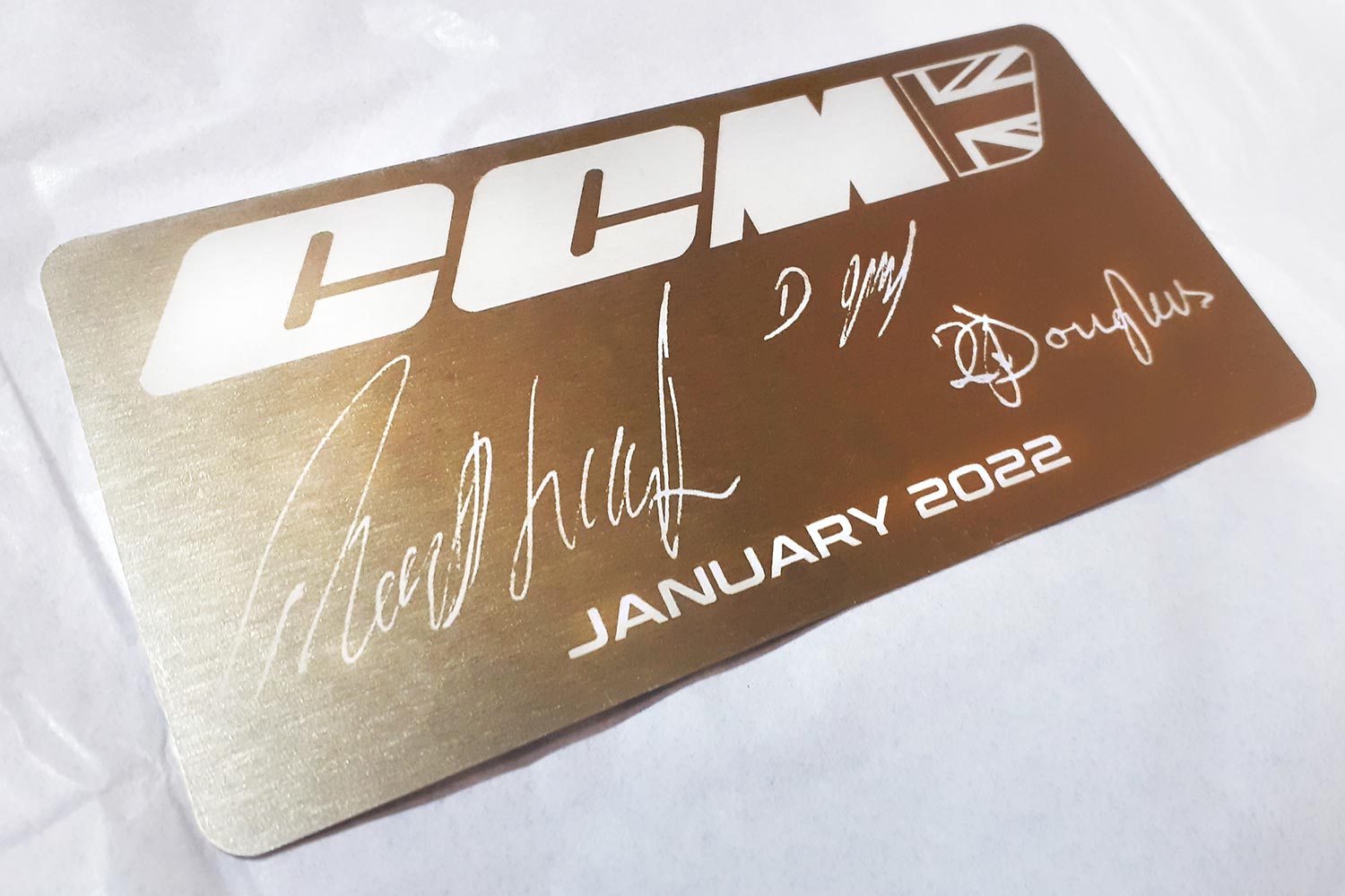 Anodised Aluminium Id Plate