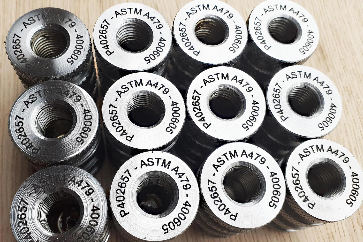 Stainless Steel Part Marking Traceability and Coding