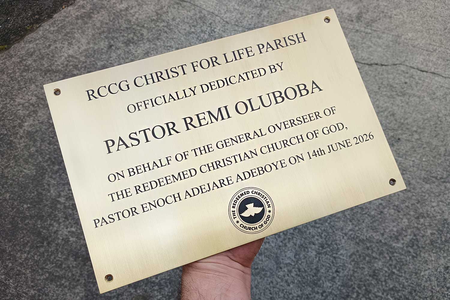 Brass Plaques and Memorial Plates