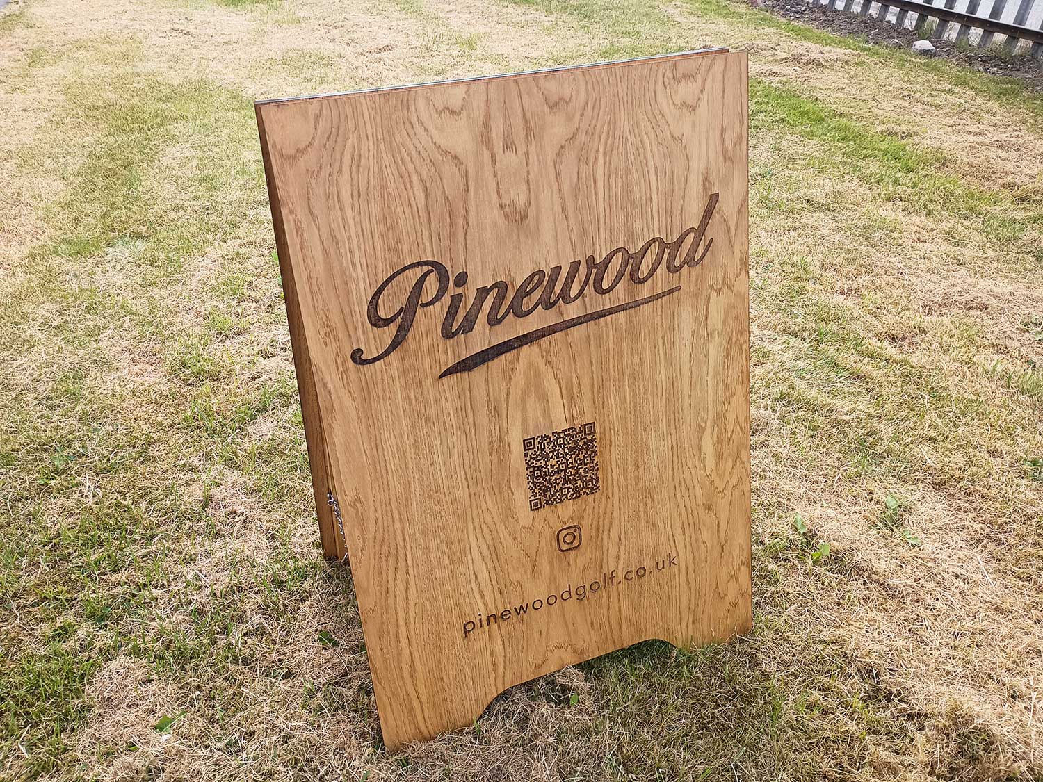 Custom Made Wooden A Board