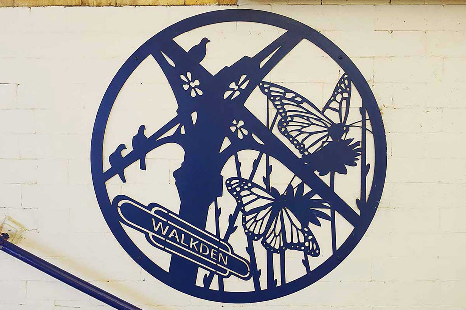 laser cut steel artwork
