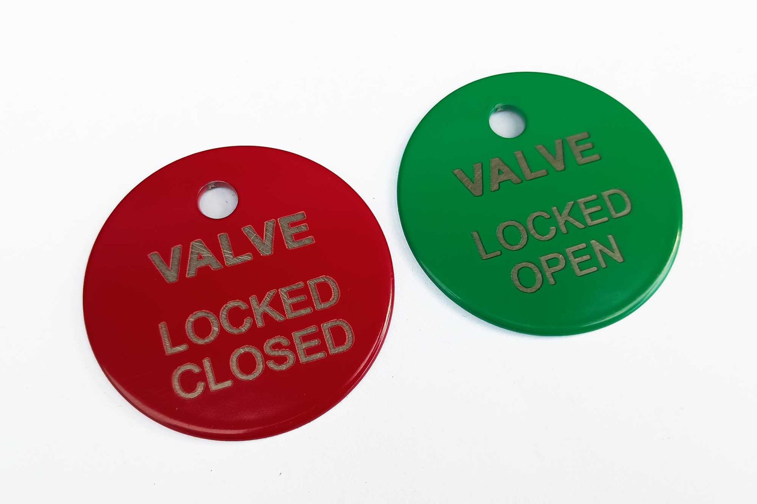 Coloured Valve Tags