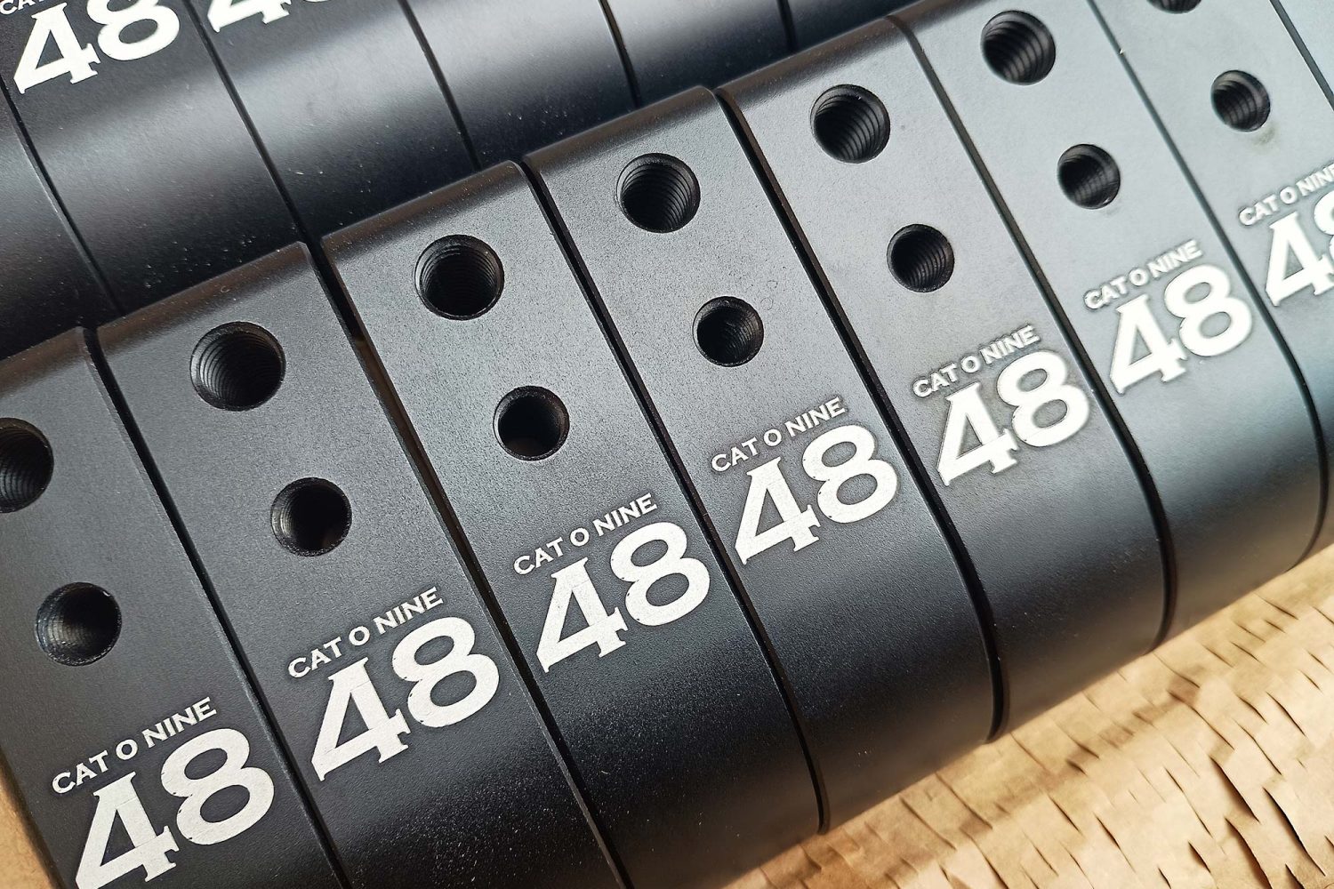 Laser marked aluminium part marking