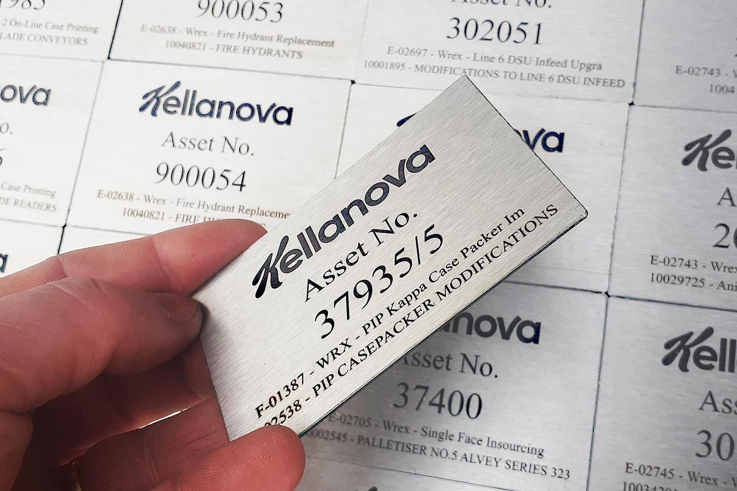 Asset Labels and Certification Plates